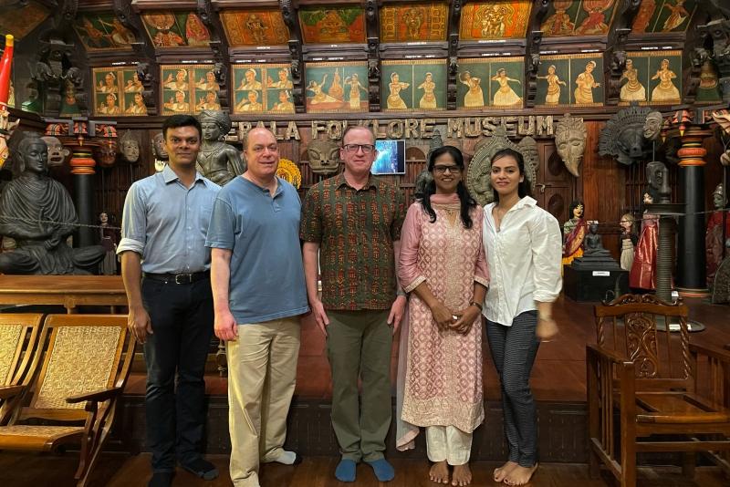 US Consul General Joel Reifman Visits Folklore Museum on his trip to Kerala , dated 26/11/21